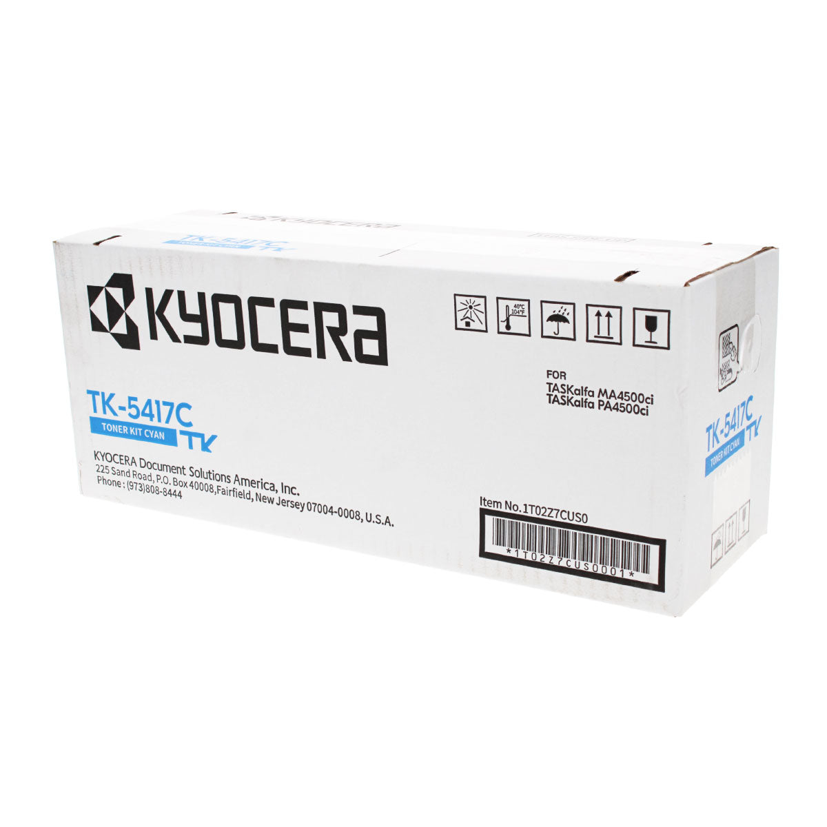 Kyocera Mita MA4500ci (1T02Z7CUS0) Toner Cartridge, Cyan 13K Yield