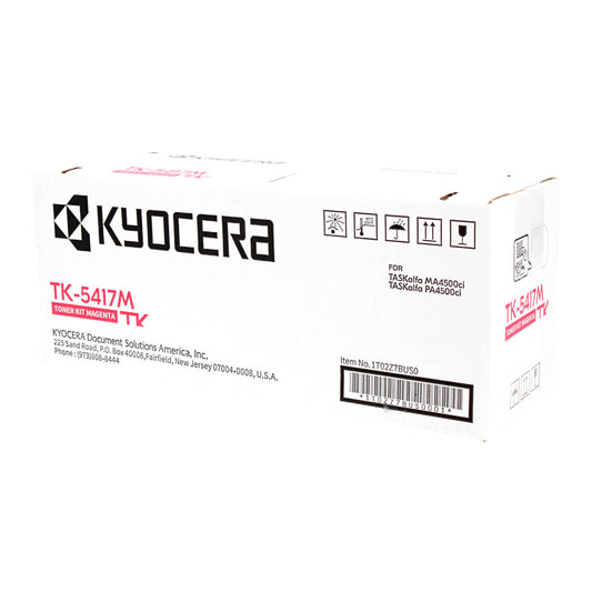 Kyocera Mita TK-5417M (1T02Z7BUS0) Toner Cartridge, Magenta 13K Yield