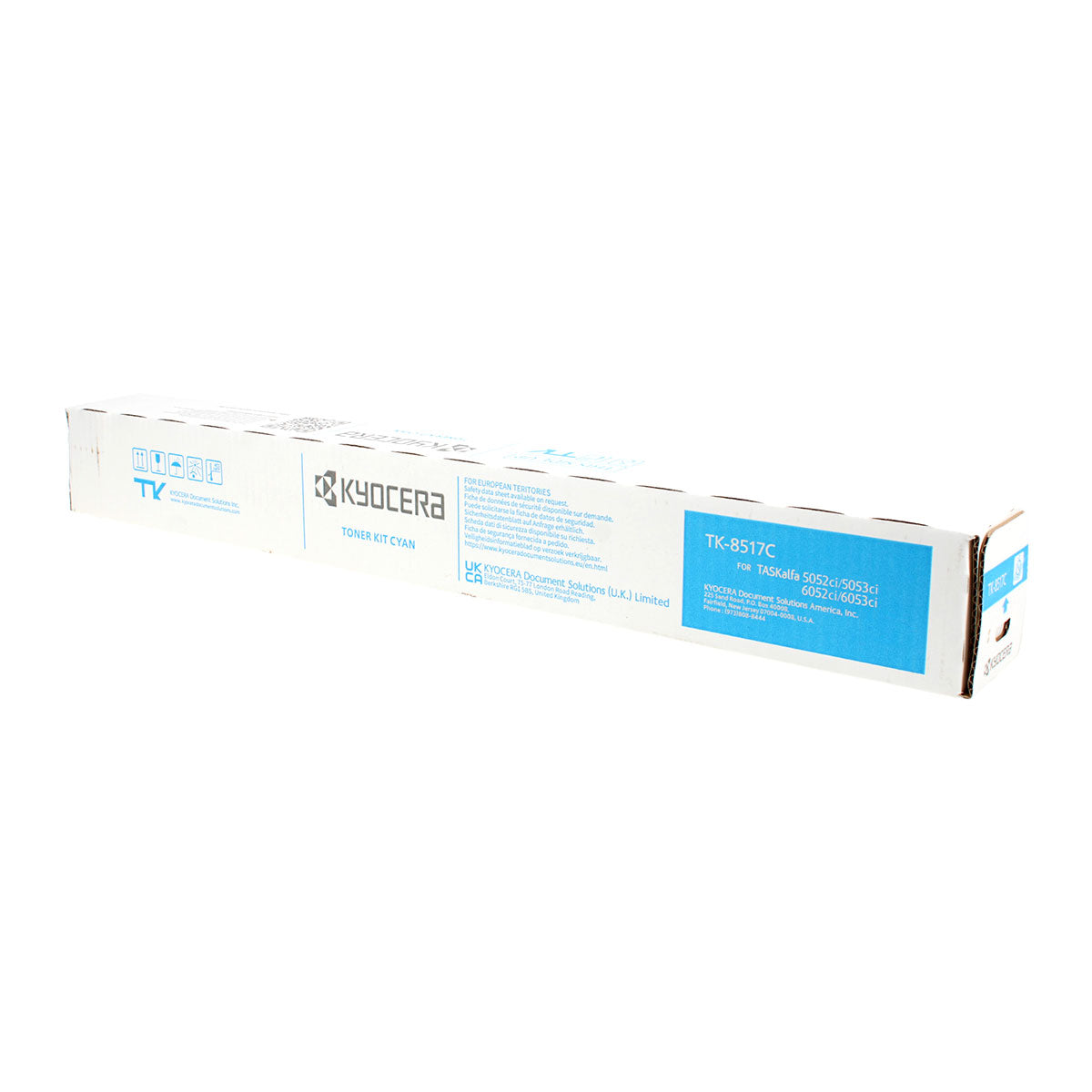 Kyocera Mita TK-8517C (1T02NDCUS1) Toner Cartridge, Cyan 20K Yield