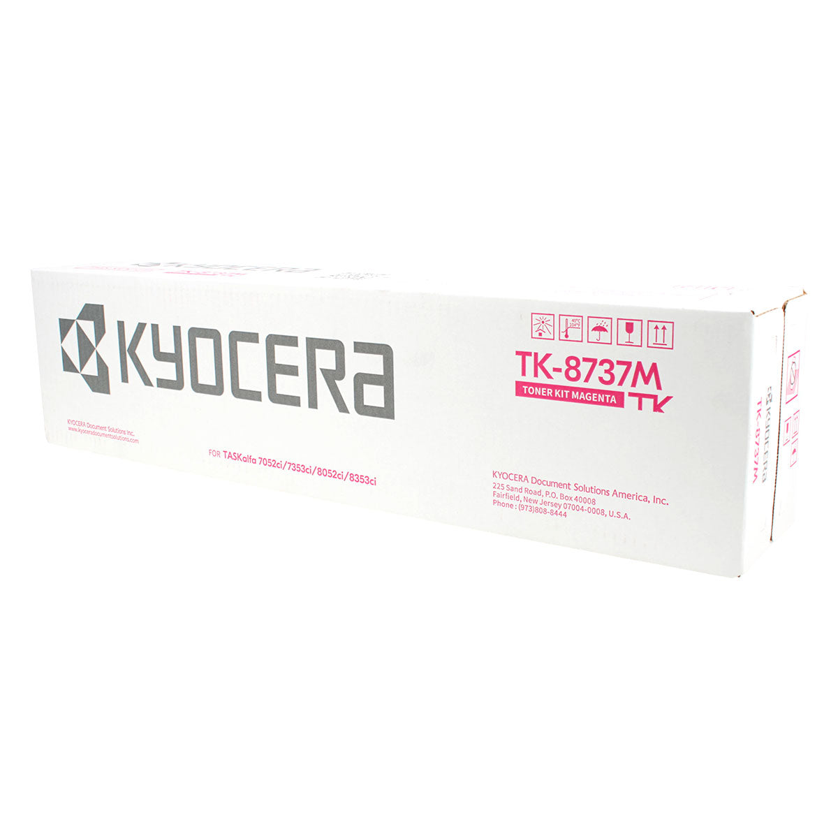 Kyocera Mita TK-8737M (1T02XNBUS0) Toner Cartridge, Magenta 40K Yield