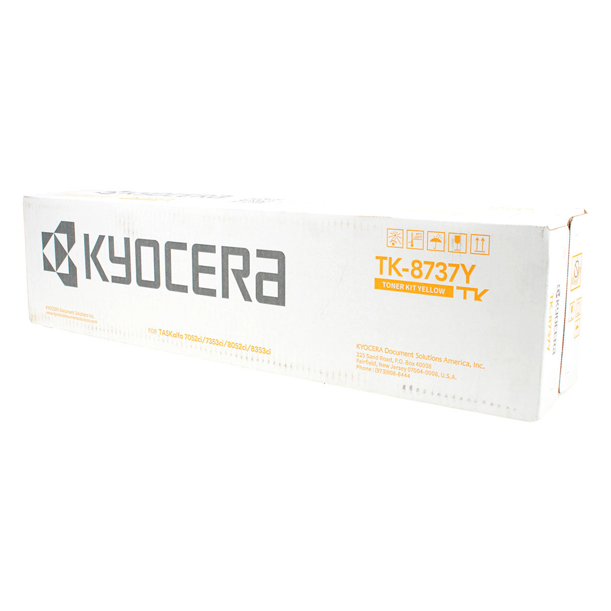 Kyocera Mita TK-8737Y (1T02XNAUS0) Toner Cartridge, Yellow 40K Yield