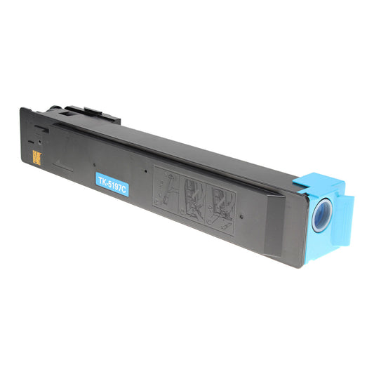 Kyocera TK-5197C Remanufactured Toner Cartridge Cyan 7K Yield