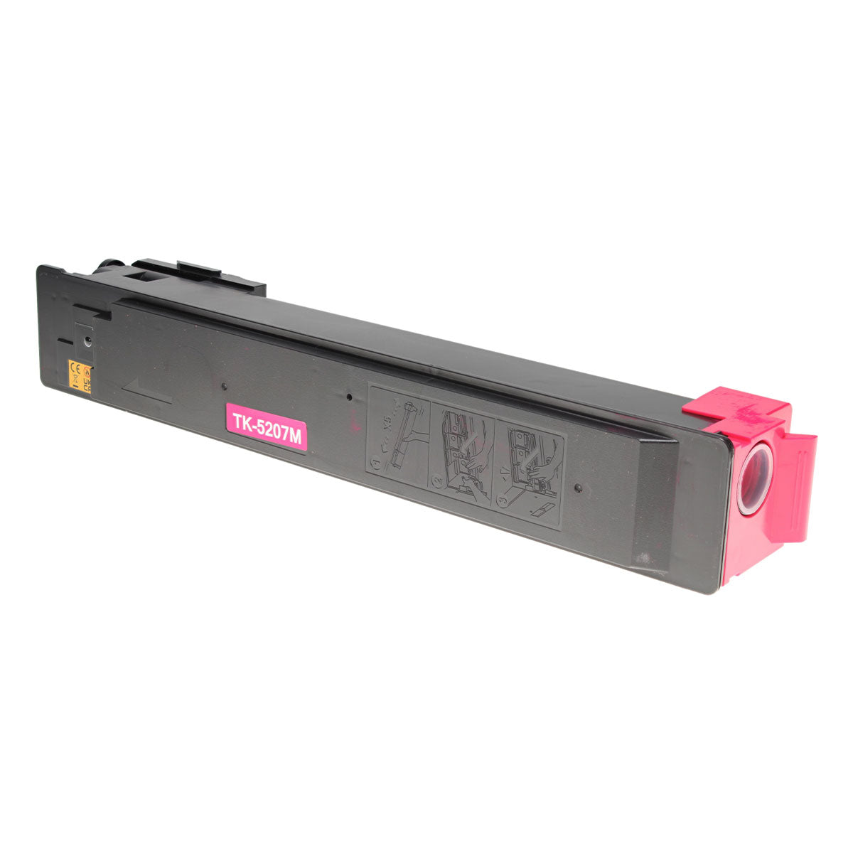 Kyocera TK-5207M Remanufactured Toner Cartridge Magenta 12K Yield