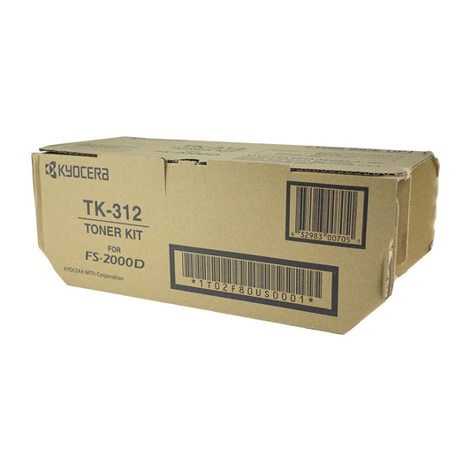 Kyocera Mita TK-312 (1T02F80US0) Toner Cartridge, Black 12K Yield