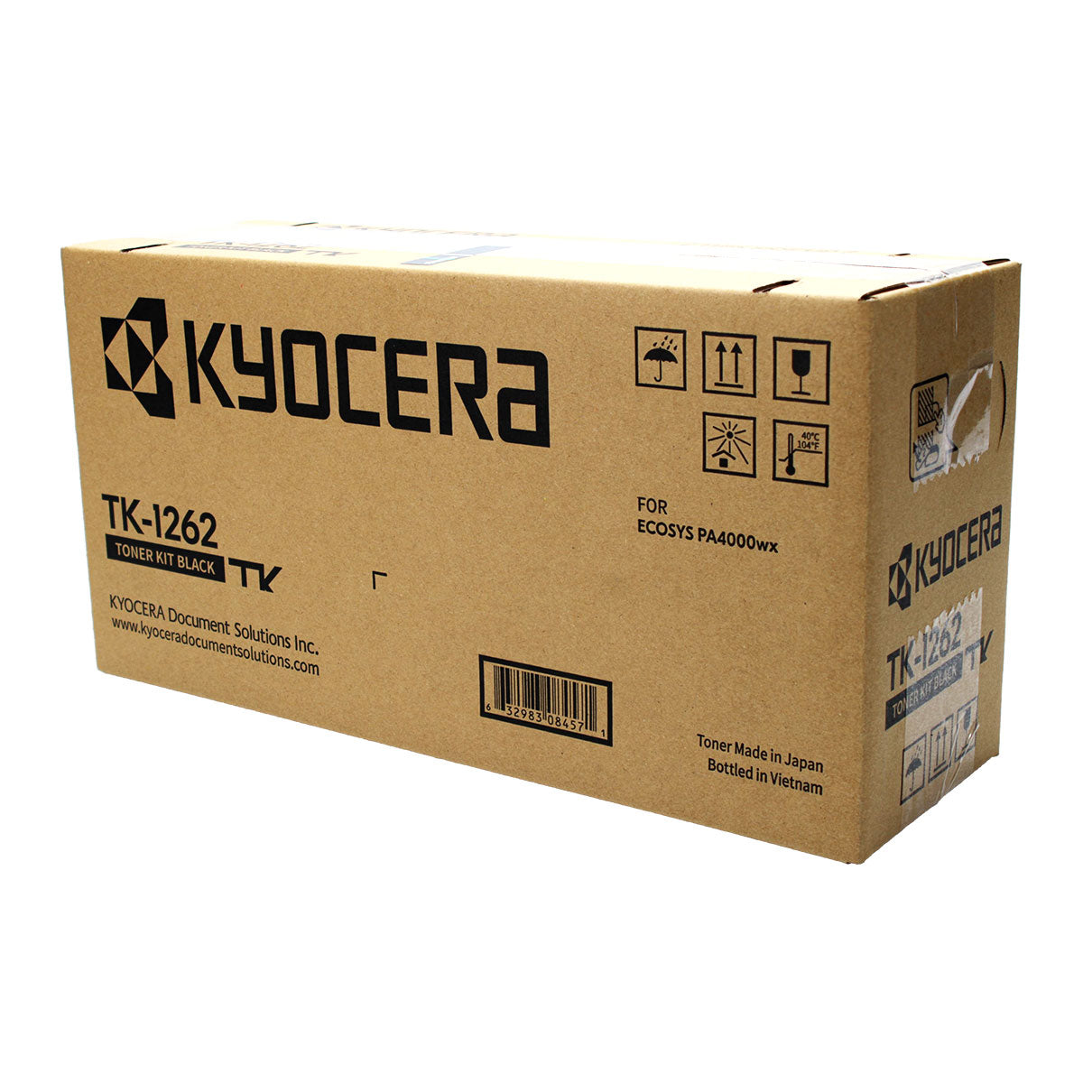 Kyocera Mita TK-1262 (1T0C150US0) Toner Cartridge, Black 10K Yield