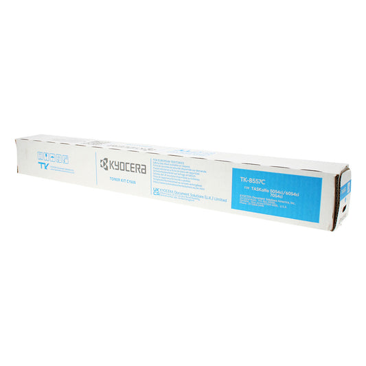 Kyocera Mita TK-8557C (1T02XCCUS0) Toner Cartridge, Cyan 24K Yield