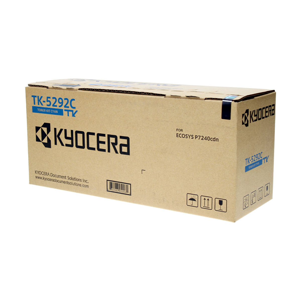 Kyocera Mita TK-5292C (1T02TXCUS0) Toner Cartridge, Cyan 13K Yield