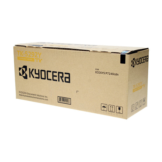 Kyocera Mita TK-5292Y (1T02TXAUS0) Toner Cartridge, Yellow 13K Yield