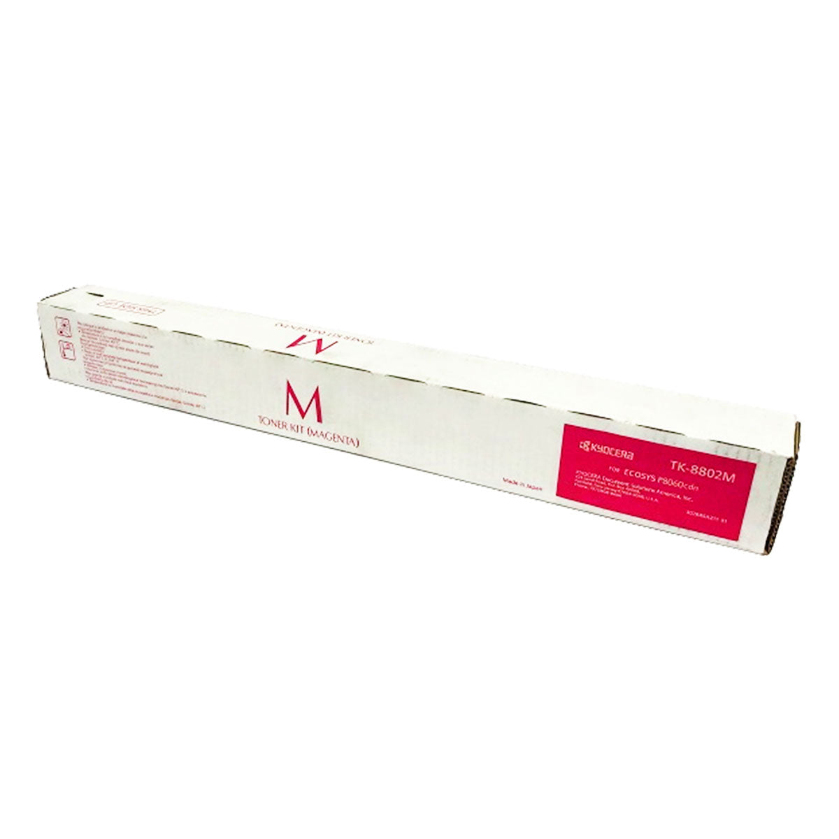 Kyocera Mita TK-8802M (1T02RRBUS0) Toner Cartridge, Magenta 20K Yield