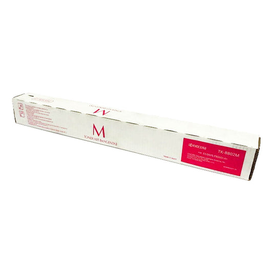 Kyocera Mita TK-8802M (1T02RRBUS0) Toner Cartridge, Magenta 20K Yield