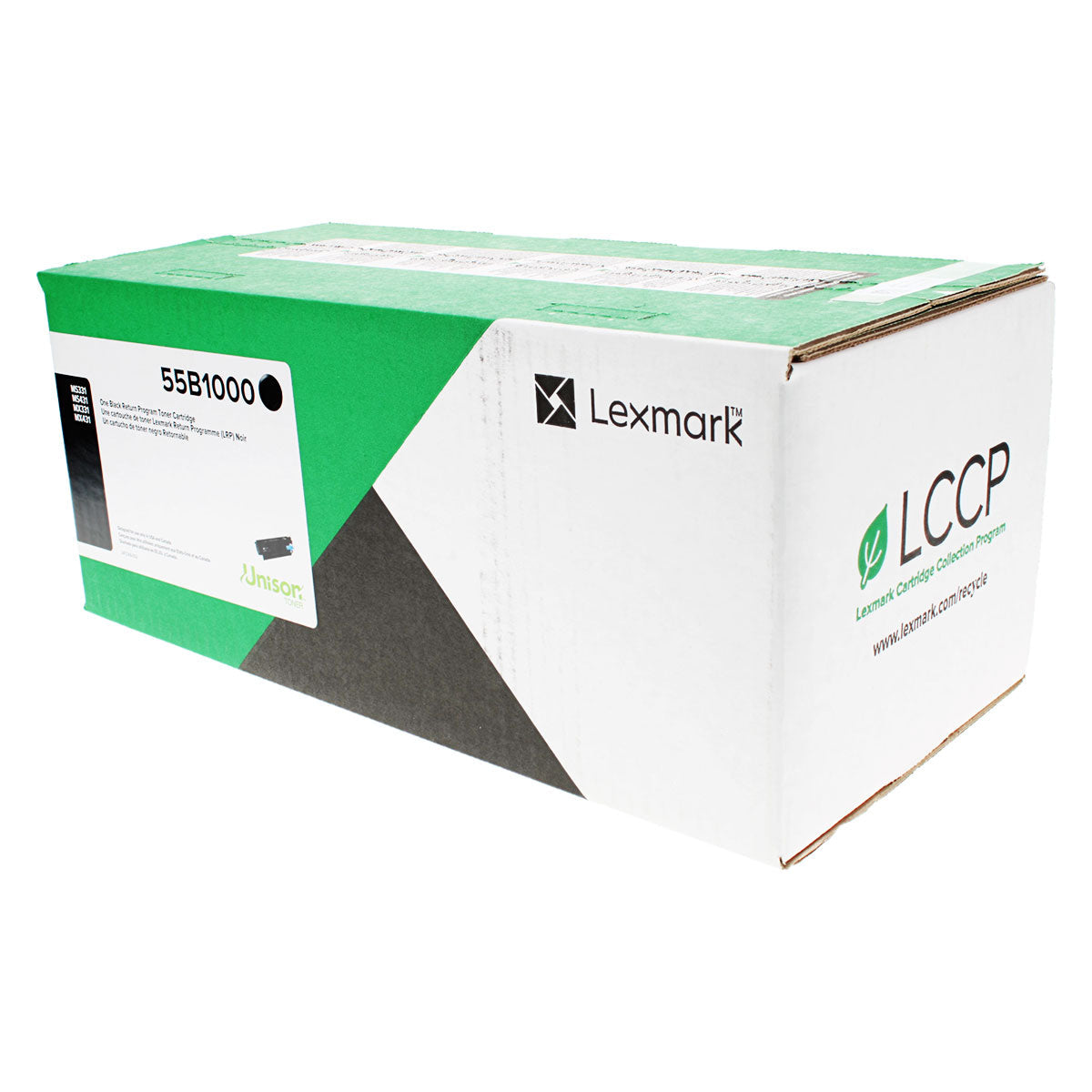 Lexmark (55B1000) Toner Cartridge, Black 3K Yield, Return Program