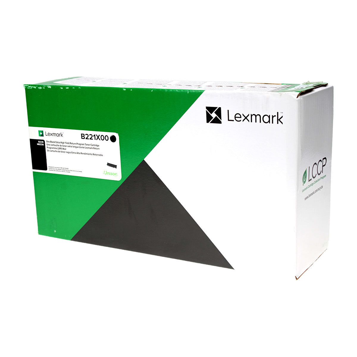 Lexmark (B221X00) Toner Cartridge, Black 6K Extra High Yield, Return Program