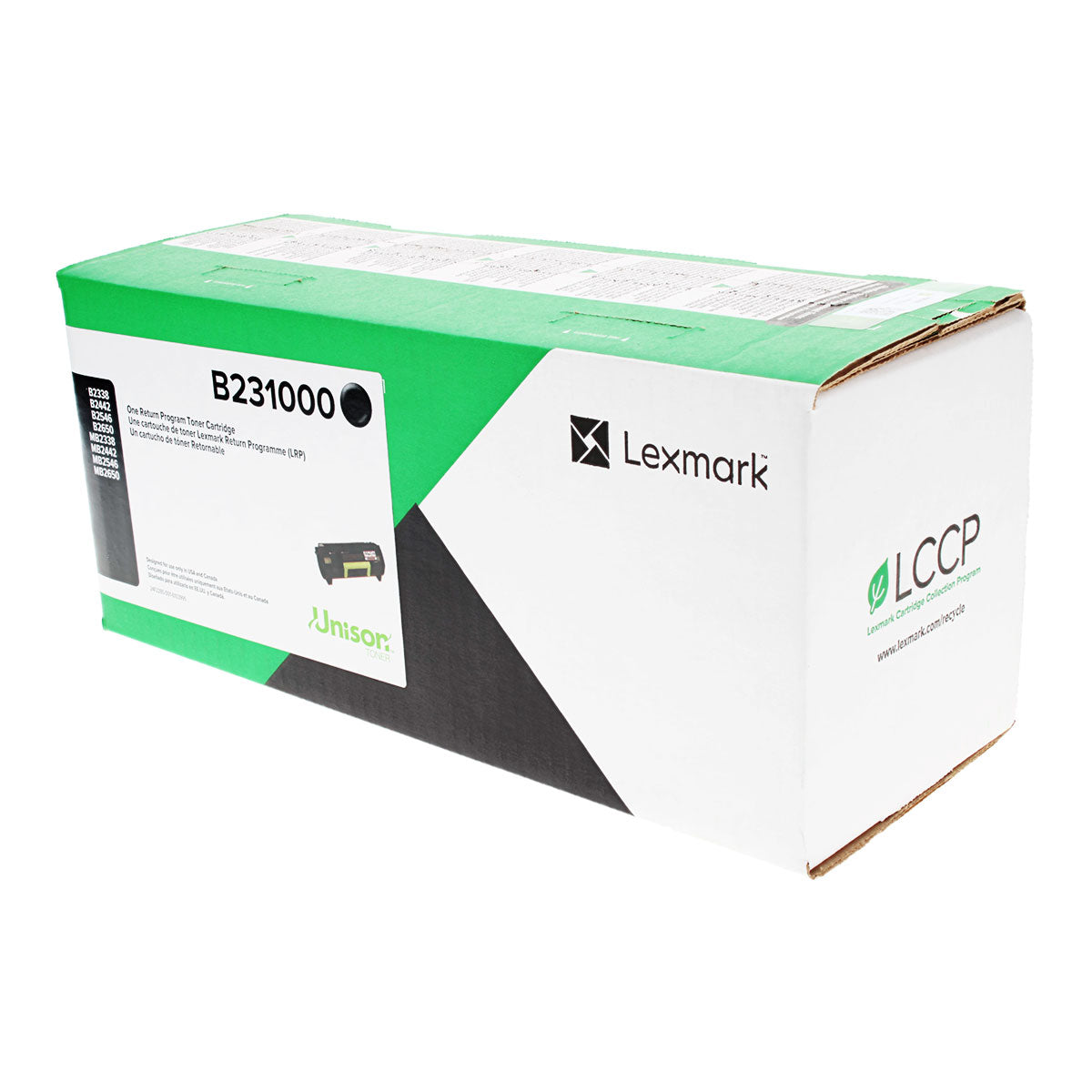 Lexmark (B231000) Toner Cartridge, Black 3K Yield, Return Program