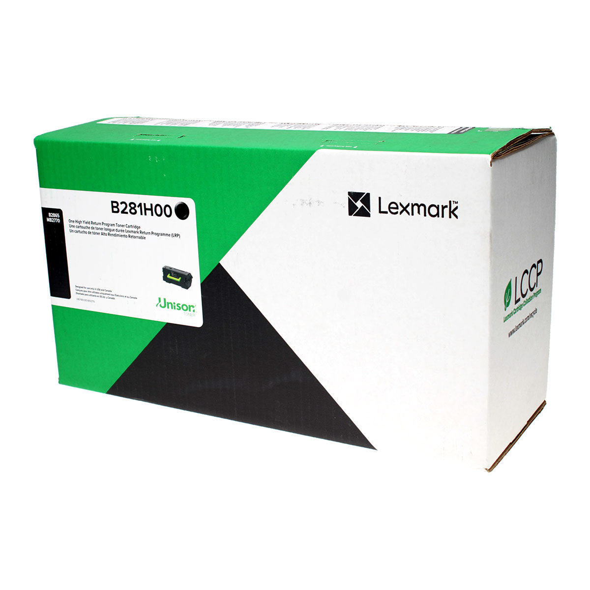 Lexmark (B281H00) Toner Cartridge, Black 15K High Yield, Return Program