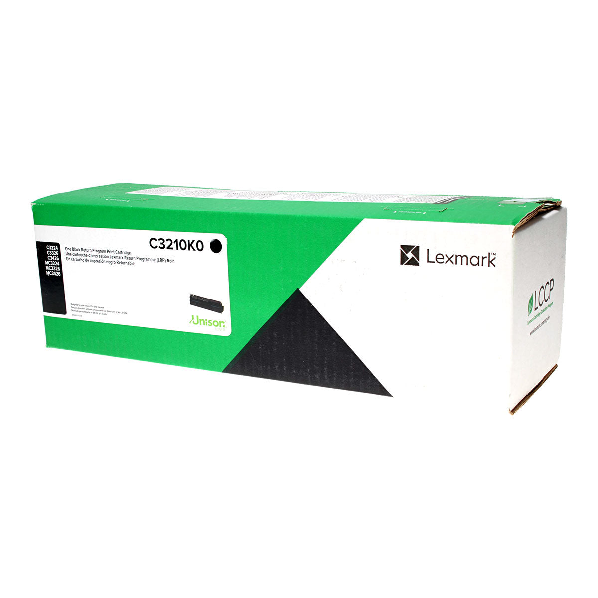 Lexmark (C3210K0) Toner Cartridge, Black 1.5K Yield, Return Program