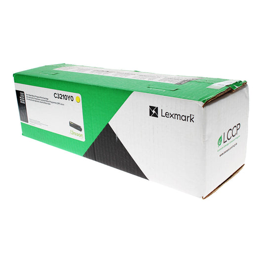 Lexmark (C3210Y0) Toner Cartridge, Yellow 1.5K Yield, Return Program