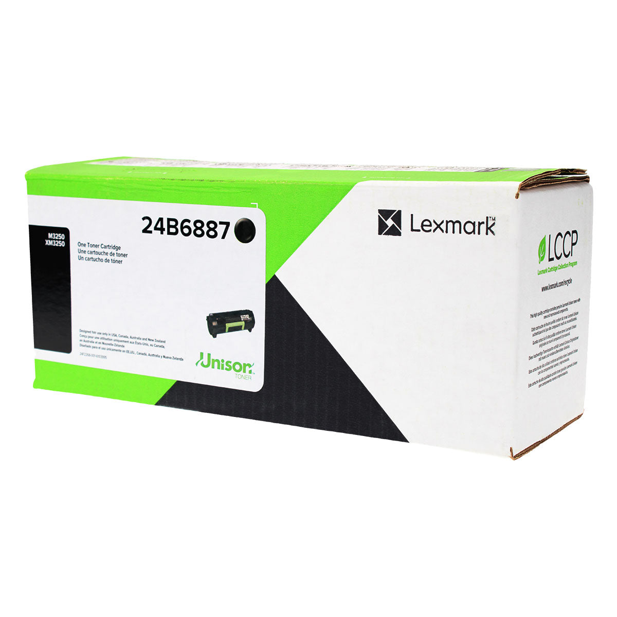 Lexmark (24B6887) Toner Cartridge, Black 21K Yield