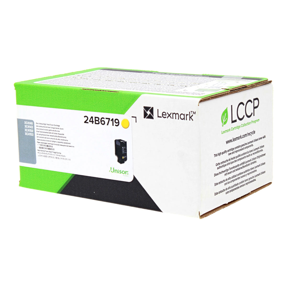 Lexmark (24B6719) Toner Cartridge, Yellow 13K Yield