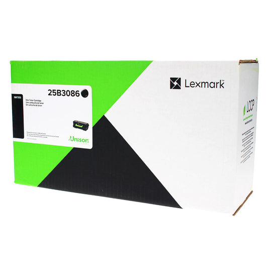Lexmark (25B3086) Toner Cartridge, Black 45K Yield