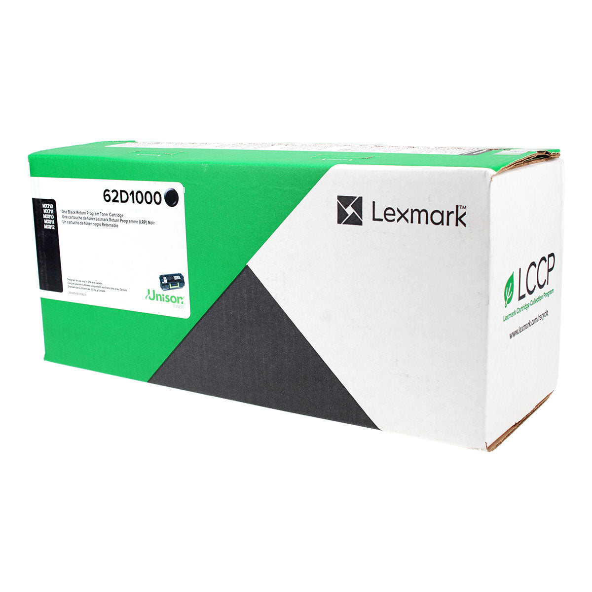 Lexmark (62D1000) Toner Cartridge, Black 6K Yield, Return Program