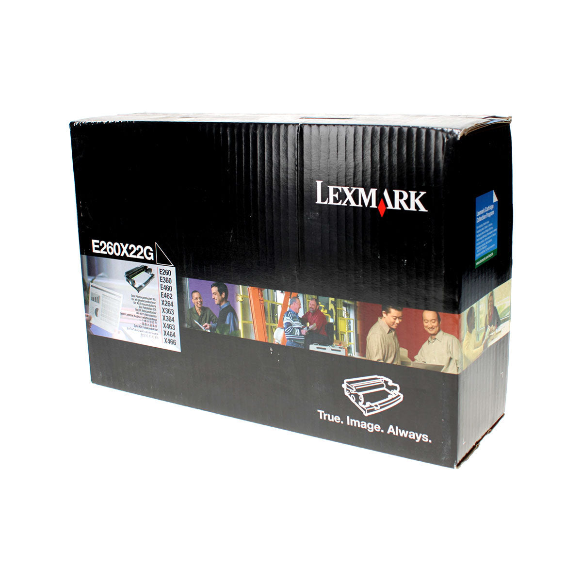 Lexmark (E260X22G) Drum Unit, Black 30K Yield