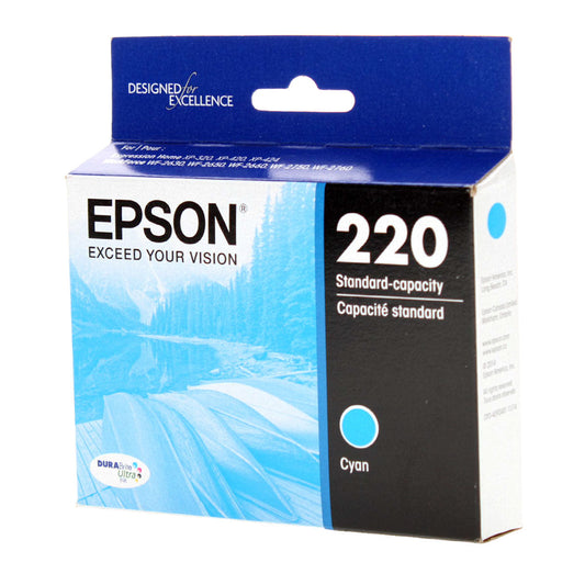 Epson 220 (T220220) Inkjet, Cyan 165 Yield
