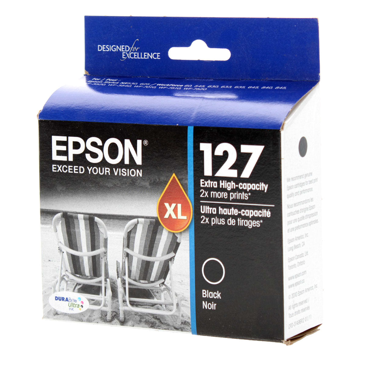 Epson 127 (T127120) Inkjet, Black 945 High Yield