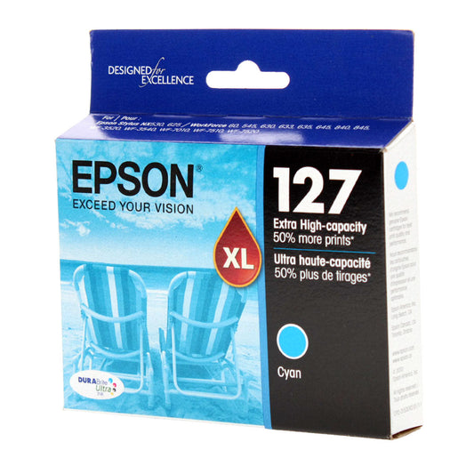 Epson 127 (T127220) Inkjet, Cyan 755 High Yield