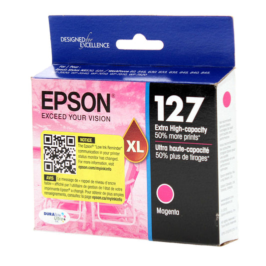 Epson 127 (T127320) Inkjet, Magenta 755 High Yield