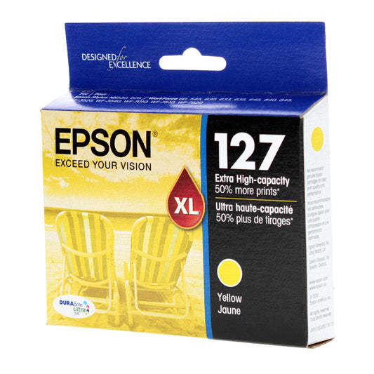 Epson 127 (T127420) Inkjet, Yellow 755 High Yield