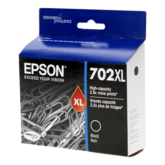Epson 702XL (T702XL120) Inkjet, Black 1.1K High Yield