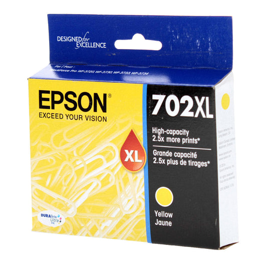 Epson 702XL (T702XL420) Inkjet, Yellow 950 High Yield
