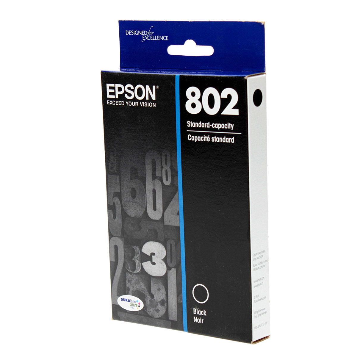 Epson 802 (T802120) Inkjet, Black 900 Yield