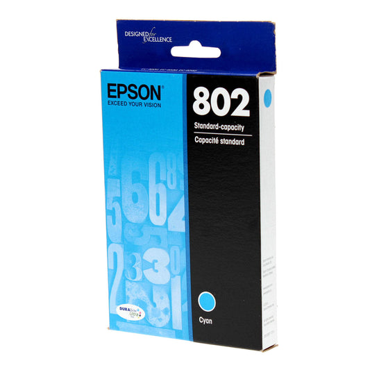 Epson 802 (T802220) Inkjet, Cyan 650 Yield