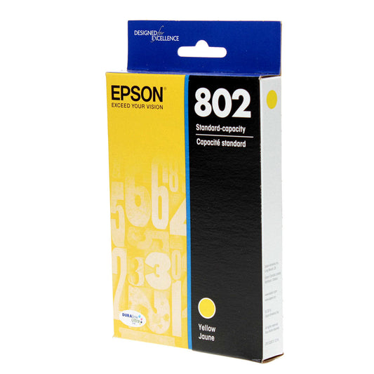 Epson 802 (T802420) Inkjet, Yellow 650 Yield