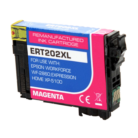 Epson 202XL Remanufactured Toner Cartridge Magenta 470 High Yield