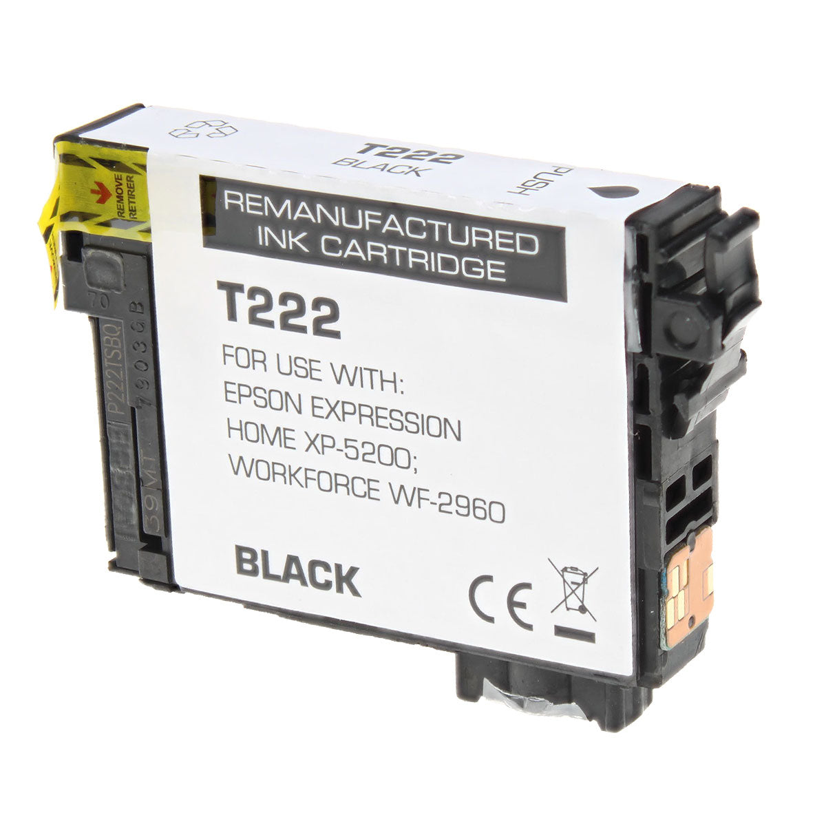 Epson 222 Remanufactured Toner Cartridge Black 210 Yield
