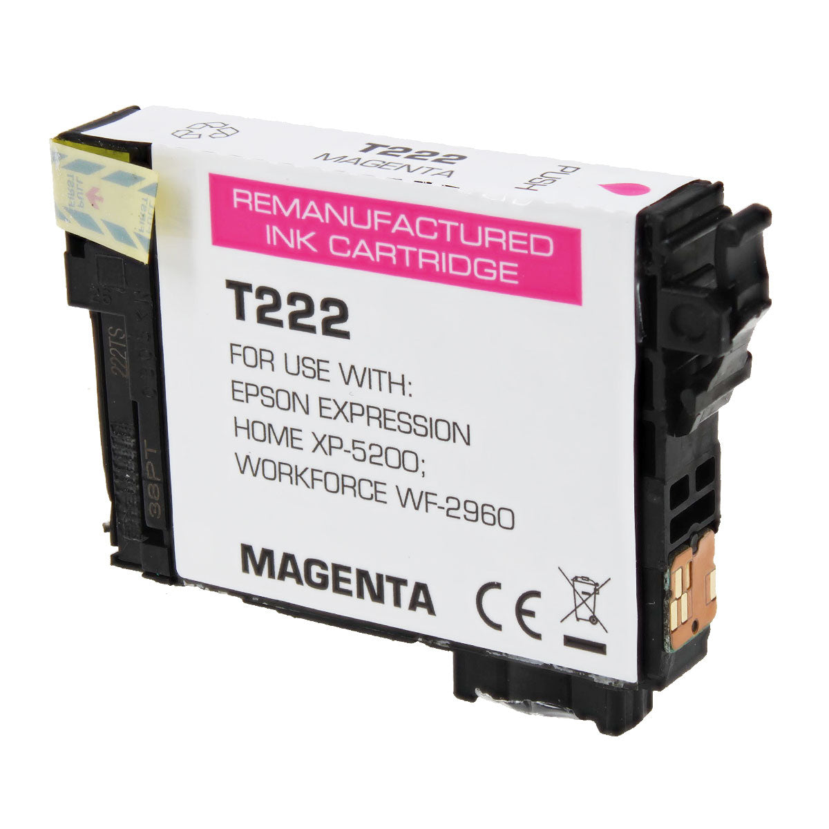 Epson 222 Remanufactured Toner Cartridge Magenta 185 Yield