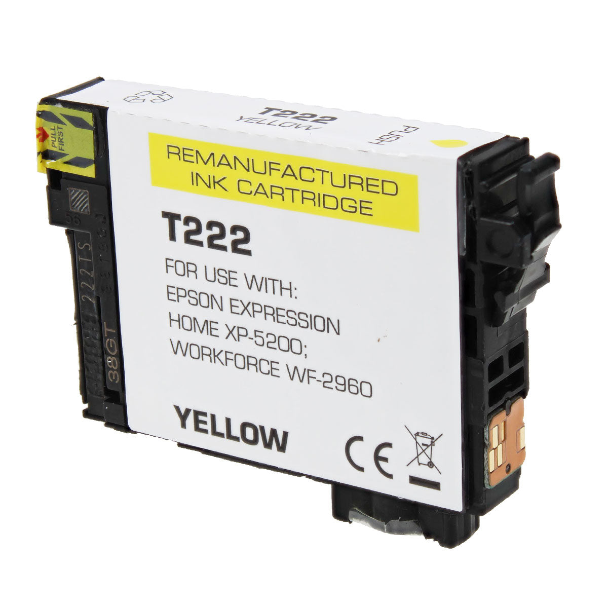 Epson 222 Remanufactured Toner Cartridge Yellow 185 Yield