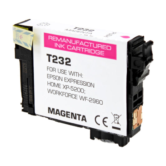 Epson 232 Remanufactured Toner Cartridge Magenta 140 Yield