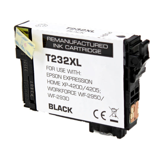 Epson 232XL Remanufactured Toner Cartridge Black 380 High Yield