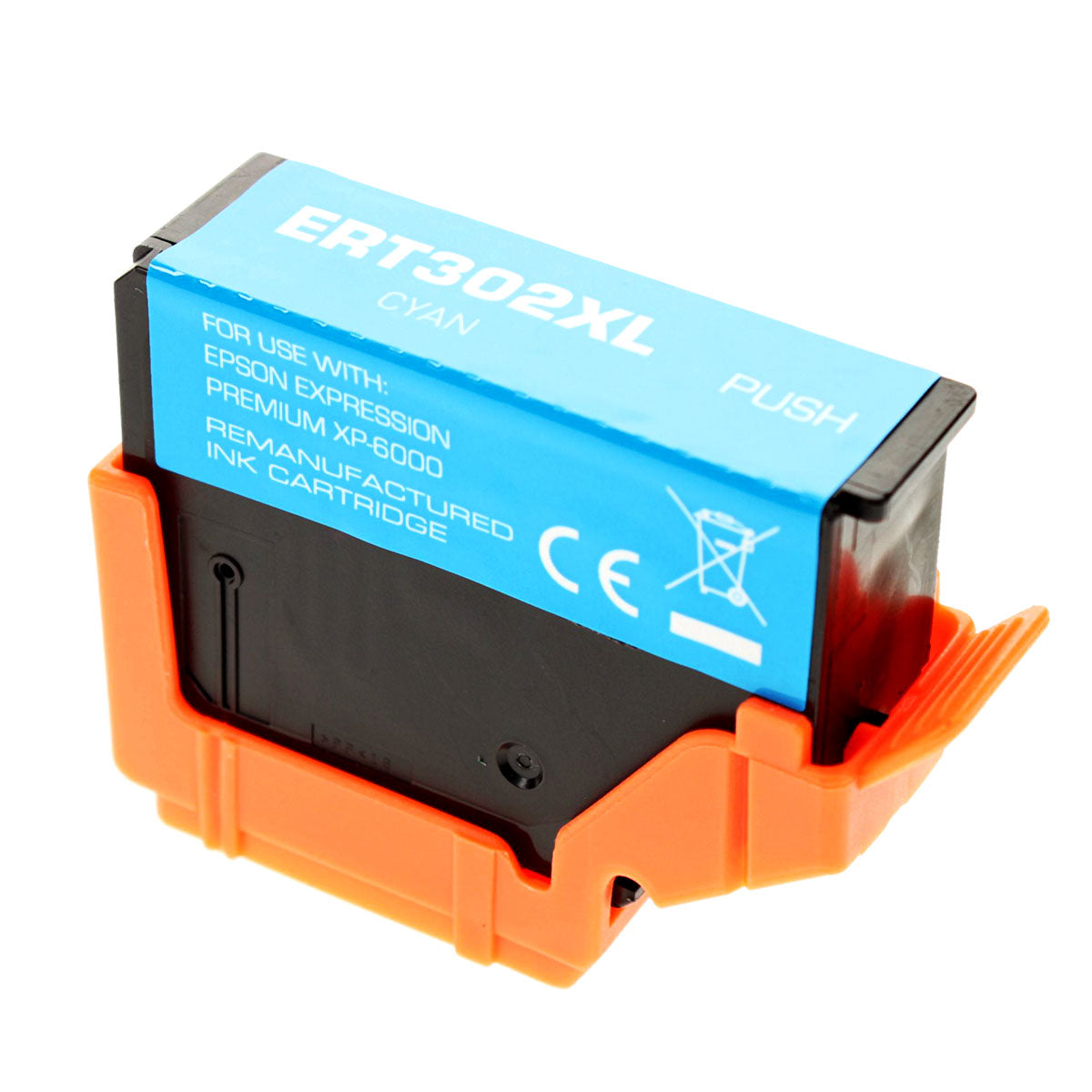 Epson 302XL Remanufactured Toner Cartridge Cyan 550 High Yield