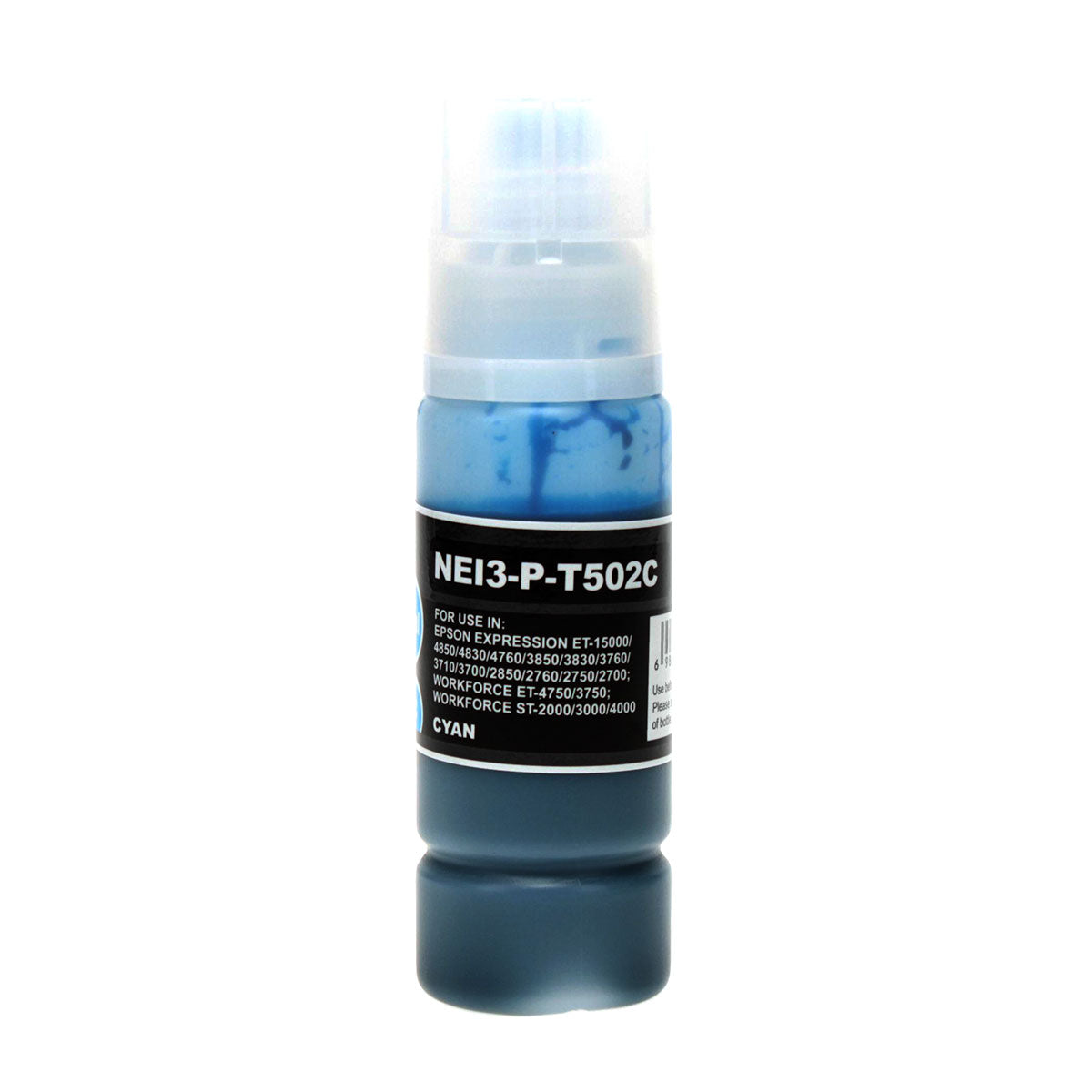 Epson 502 Remanufactured Toner Cartridge Cyan 6K Yield Ink Bottle
