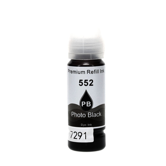 Epson 552 Remanufactured Toner Cartridge Photo Black 7.3K Yield Ink Bottle