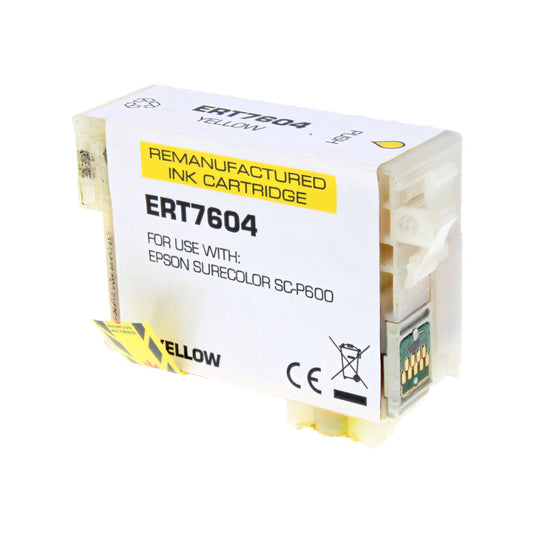 Epson 760 Remanufactured Toner Cartridge Yellow 25.9 Ml