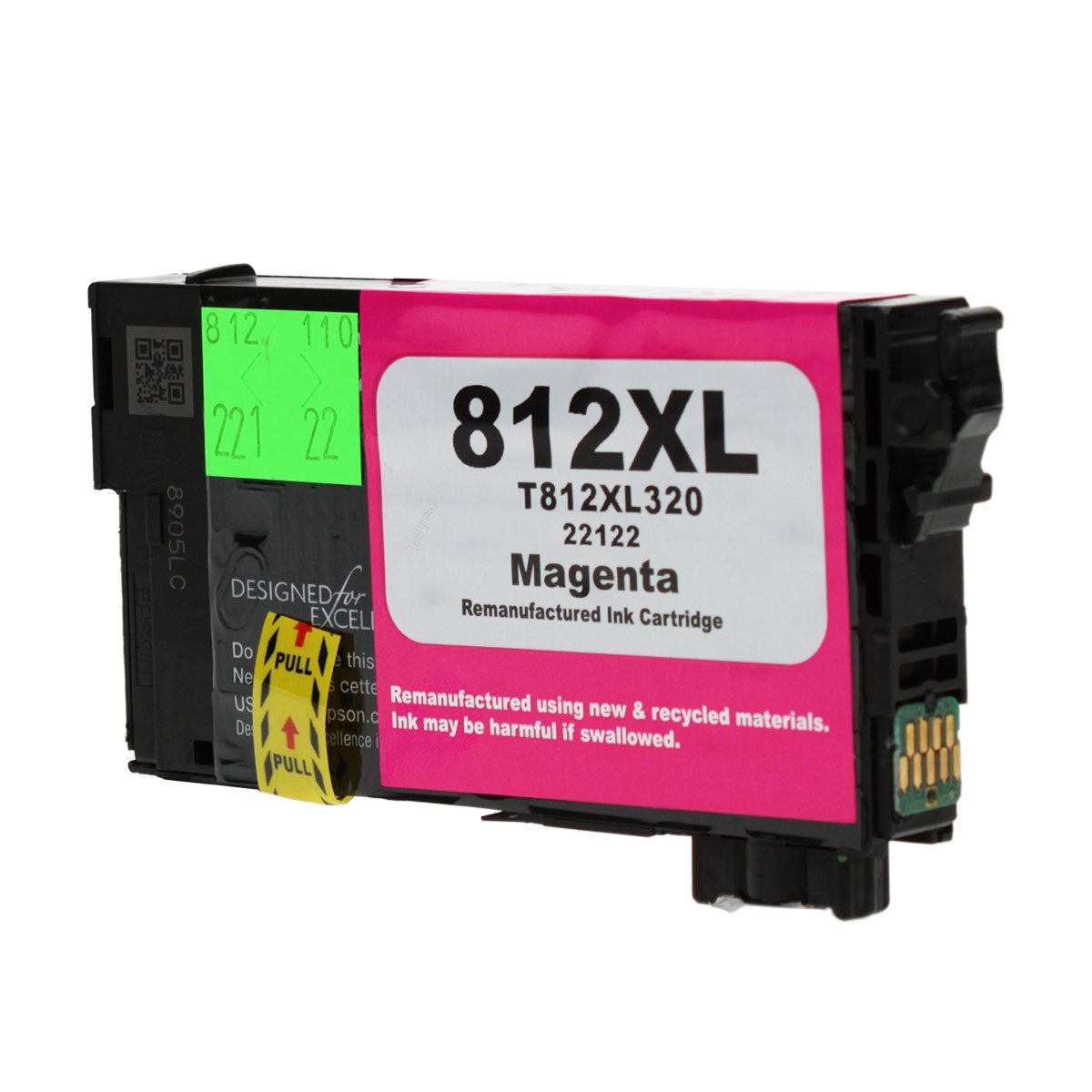 Epson 812XL Remanufactured Toner Cartridge Magenta 1.1K Ultra High Yield