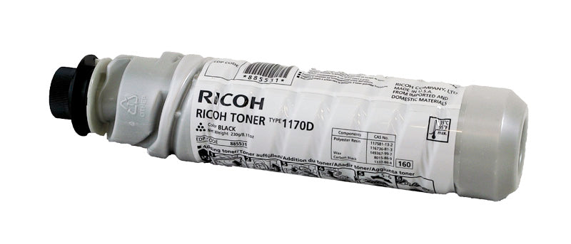 Ricoh Type 1170D, Type 1270D (841718) Toner Cartridge, Black 7K Yield