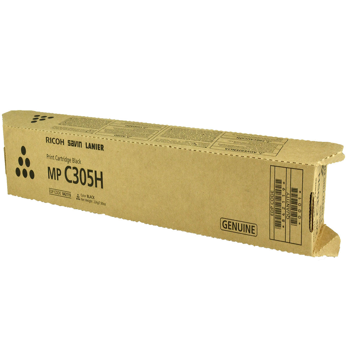Ricoh (842119) Toner Cartridge, Black 12K Yield