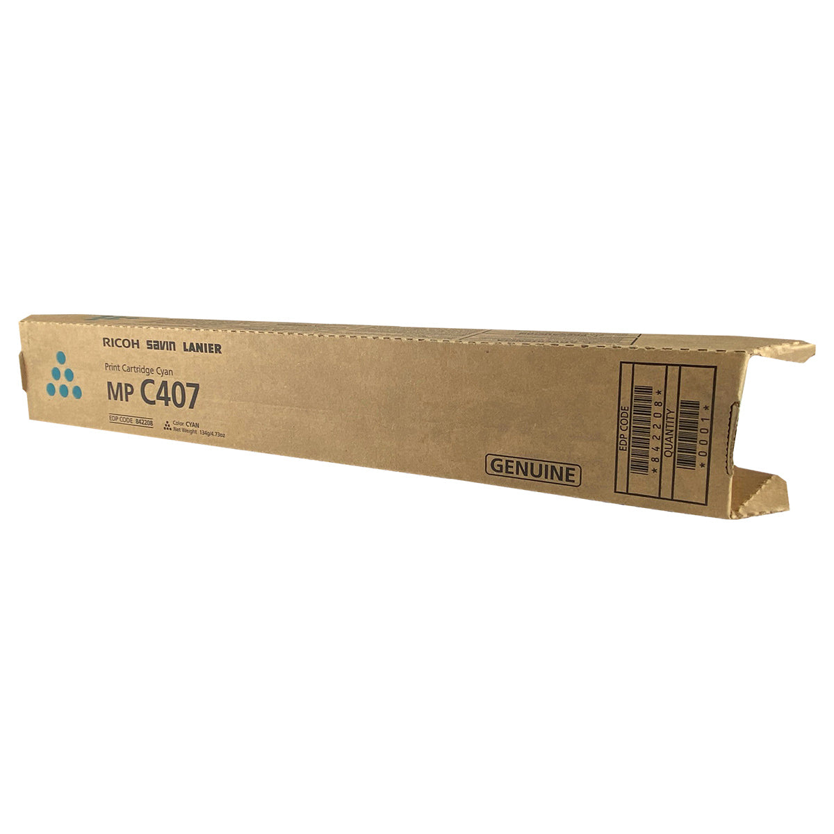 Ricoh (842208) Toner Cartridge, Cyan 8K Yield