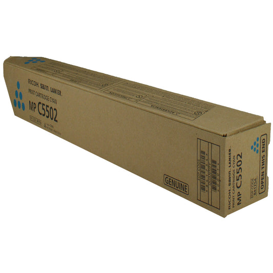 Ricoh (841754, 842480) Toner Cartridge, Cyan 22.5K Yield